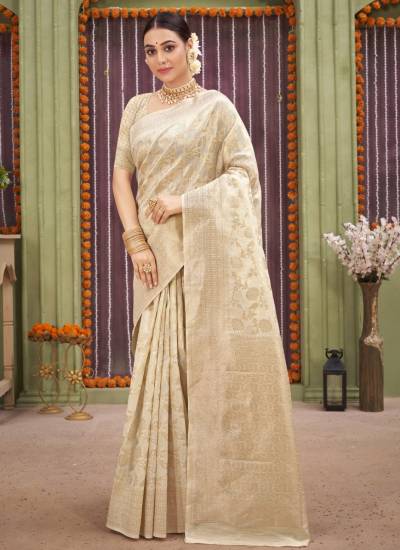 Rajnigandha  By Sargam Prints Linen Festive Wear  Saree Collection